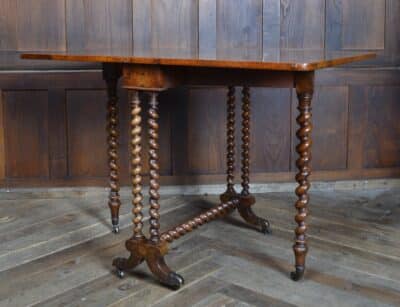 Victorian Walnut Sutherland Table SAI3356 - Image 15