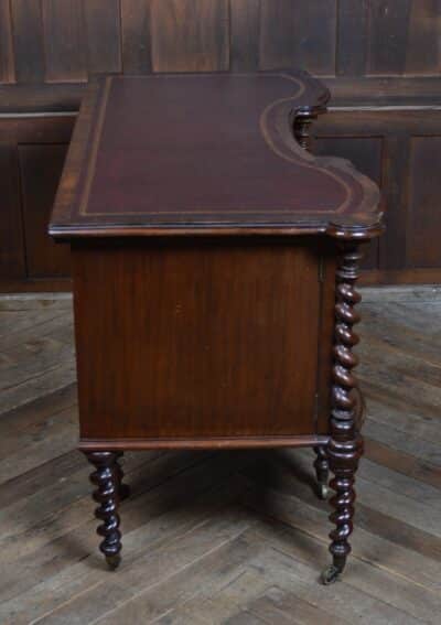Victorian Mahogany Knee Hole Desk SAI3345 - Image 9