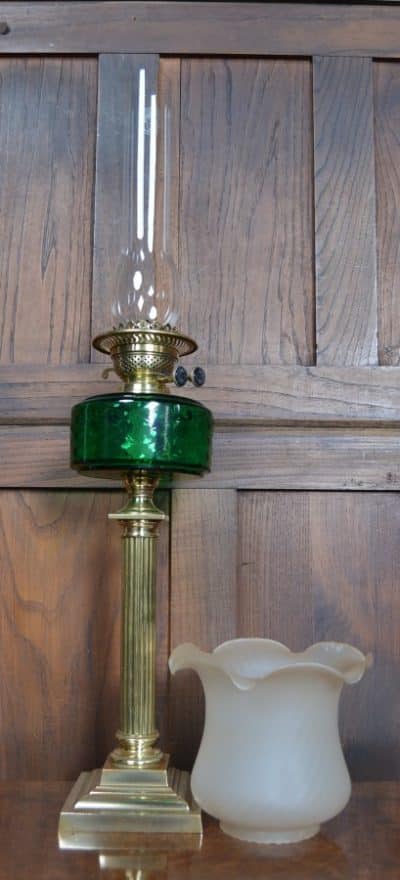 Victorian Brass Oil /paraffin Lamp SAI3209 Antique Lighting 8