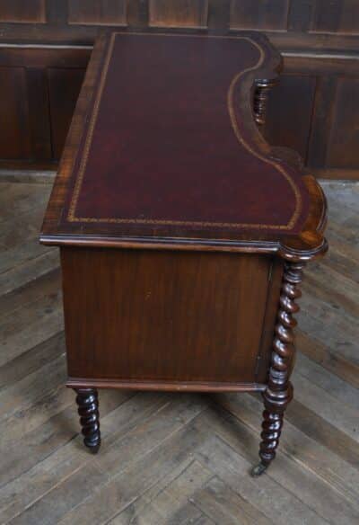 Victorian Mahogany Knee Hole Desk SAI3345 - Image 10