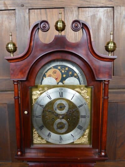 Victorian Scottish Mahogany Longcase Clock Alex Low SAI3357 Antiques online Scotland Antique Clocks 8