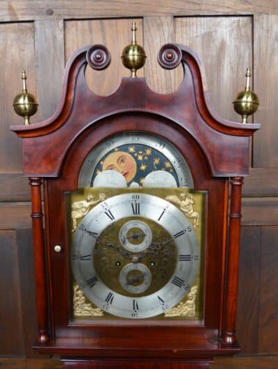 Victorian Scottish Mahogany Longcase Clock Alex Low SAI3357 - Image 6