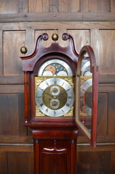 Victorian Scottish Mahogany Longcase Clock Alex Low SAI3357 Antiques online Scotland Antique Clocks 9