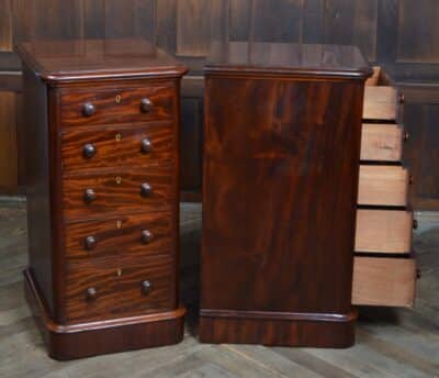 Pair Of Victorian Mahogany Bedside Drawers SAI3367 - Image 11