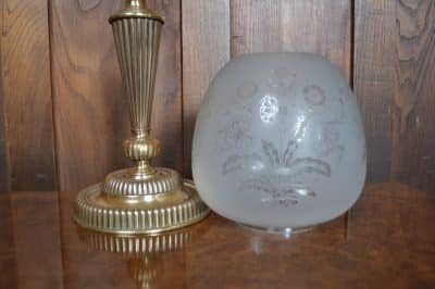 Victorian Young Brass Oil / Paraffin Lamp SAI3211 Antique Lighting 9