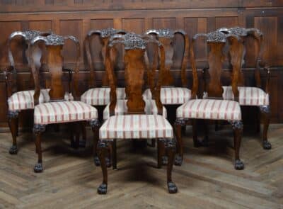 Set Of 8 Dining Chairs SAI3348 dining chairs Antique Chairs 3