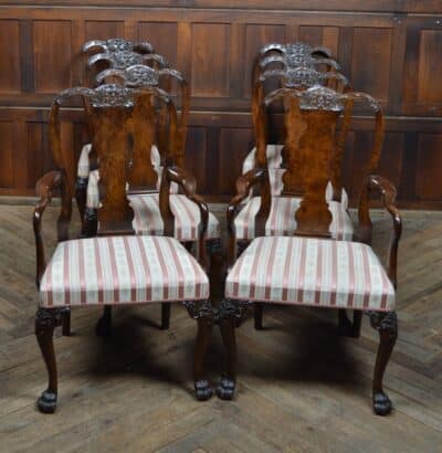 Set Of 8 Dining Chairs SAI3348 dining chairs Antique Chairs 6