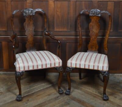 Set Of 8 Dining Chairs SAI3348 dining chairs Antique Chairs 9