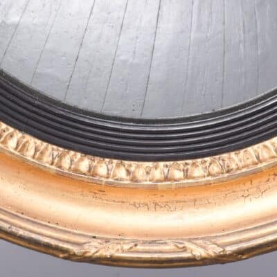 Classic Regency Gilded Convex Mirror - Image 3