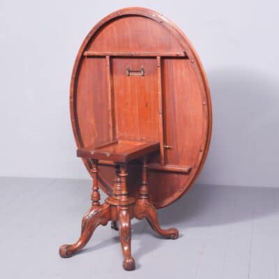 A Mid-Victorian Mahogany Oval Top Breakfast Table - Image 2