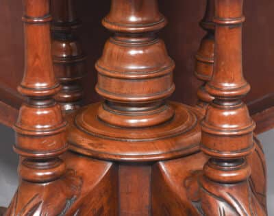 A Mid-Victorian Mahogany Oval Top Breakfast Table - Image 5