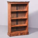 Marble Topped Open Bookcase Antique bookcase Scotland Antique Bookcases