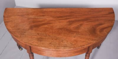 Pair of Large George III Demi-Lune Tables - Image 8