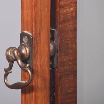 Neat Sized Mahogany Framed Bevel-Edged Cheval Mirror - Image 2