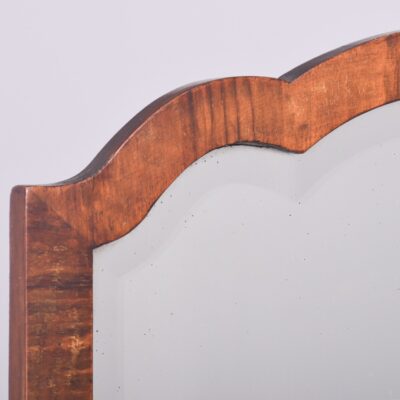 Neat Sized Mahogany Framed Bevel-Edged Cheval Mirror - Image 3