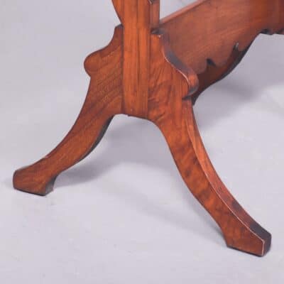 Neat Sized Mahogany Framed Bevel-Edged Cheval Mirror - Image 5
