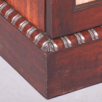 Quality Brass Regency Mahogany Pier Cabinet with Brass Grill Door - Image 2