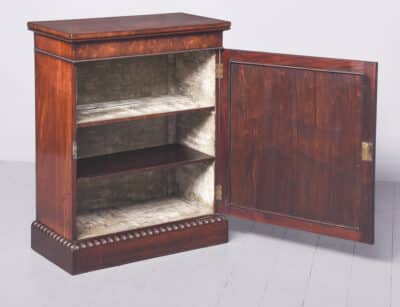 Quality Brass Regency Mahogany Pier Cabinet with Brass Grill Door - Image 8