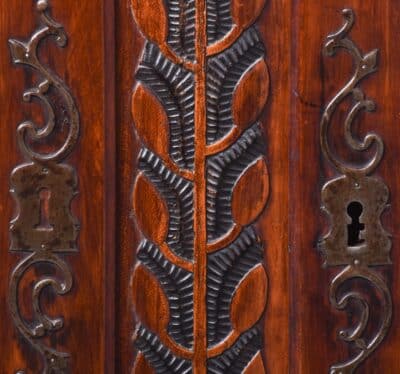 Unusual French, Tall Inlaid Fruitwood Dresser with Lovely Colour and Patina - Image 8