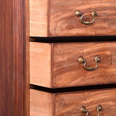 Chippendale Period Secretaire Chest on Chest - Image 7