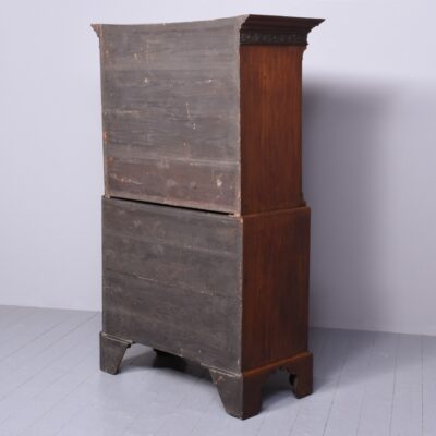 Chippendale Period Secretaire Chest on Chest - Image 11