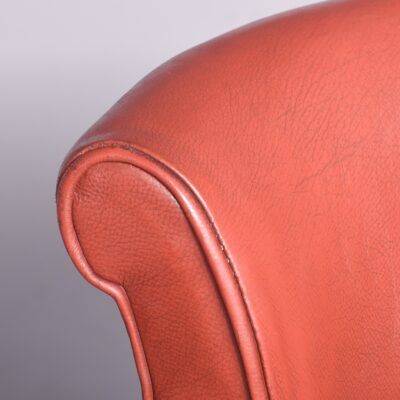 Solid Oak Framed Edwardian Swivel Desk Chair - Image 6