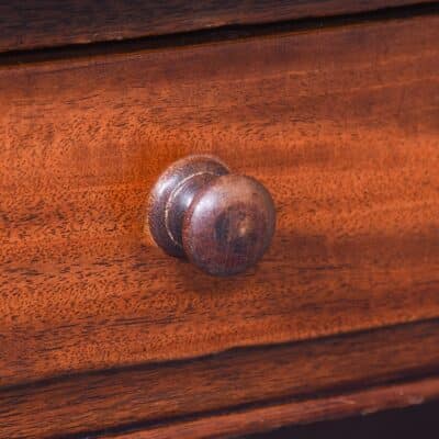 Neat-Sized Victorian Mahogany Knee-Hole Writing Desk - Image 3
