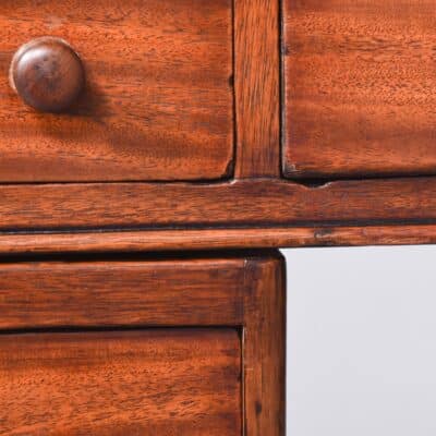 Neat-Sized Victorian Mahogany Knee-Hole Writing Desk - Image 5
