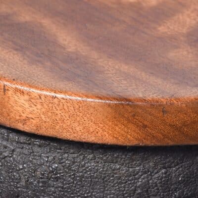 Large Taxidermy Elephant Footstool - Image 3