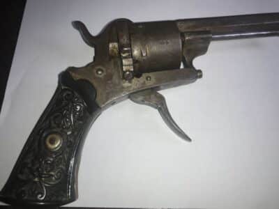 Pin Fire revolver Military & War Antiques 4