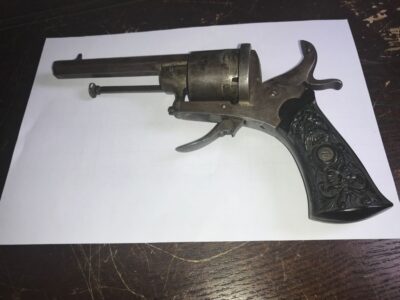 Pin Fire revolver Military & War Antiques 5