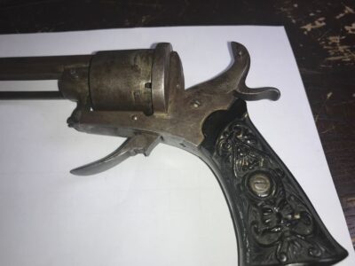 Pin Fire revolver Military & War Antiques 6