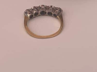 Sapphire & Diamonds 18CT Gold & Platinum - Image 4