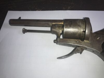 Pin Fire revolver Military & War Antiques 7