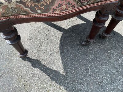 Dining chairs, set of six Victorian mahogany chairs - Image 5