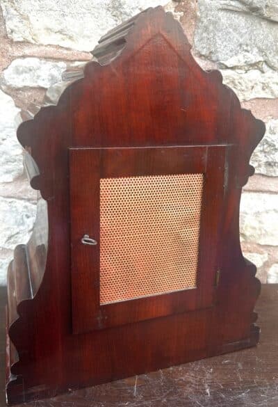 Antique English Single Fusee Bracket Clock Anderson Lyall Place 8 Day Fusee Mantel Clock - Image 9