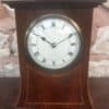 Stunning Mahogany Edwardian Timepiece Clock Dome Top With Wasted Sides