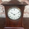 Stunning Mahogany Edwardian Timepiece Clock Dome Top With Wasted Sides - Image 3