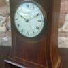Stunning Mahogany Edwardian Timepiece Clock Dome Top With Wasted Sides - Image 4