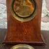 Stunning Mahogany Edwardian Timepiece Clock Dome Top With Wasted Sides - Image 9