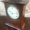 Stunning Mahogany Edwardian Timepiece Clock Dome Top With Wasted Sides - Image 11