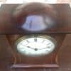 Stunning Mahogany Edwardian Timepiece Clock Dome Top With Wasted Sides - Image 12