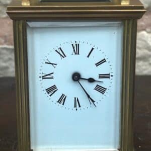 Charming Antique French Carriage Clock carriage clock Antique Clocks