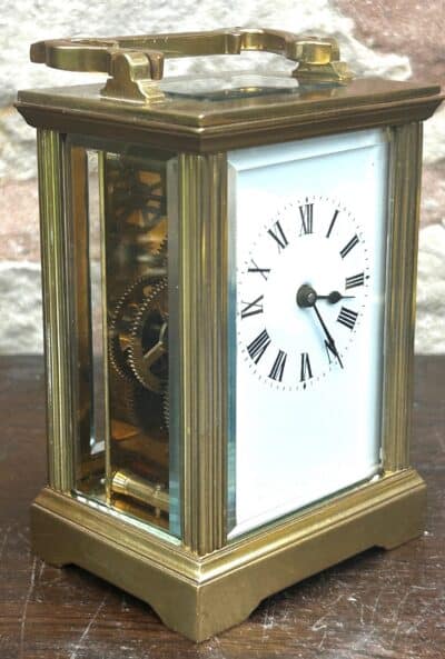Charming Antique French Carriage Clock - Image 2