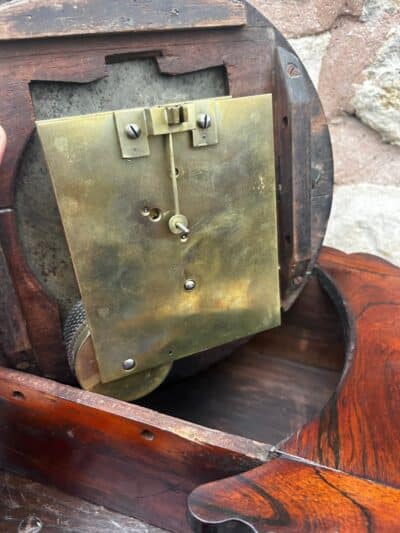 Vintage drop dial Clock - Fusee movement - Image 2