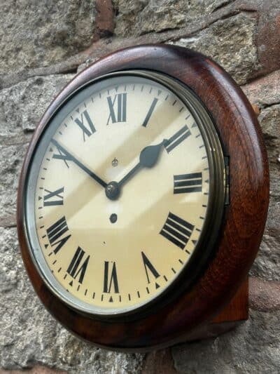 Vintage drop dial Clock - Fusee movement - Image 4
