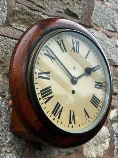 Vintage drop dial Clock - Fusee movement - Image 5