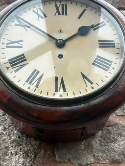 Vintage drop dial Clock - Fusee movement - Image 6