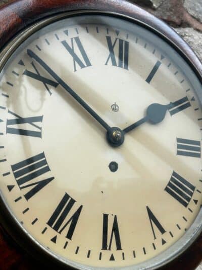 Vintage drop dial Clock - Fusee movement - Image 8