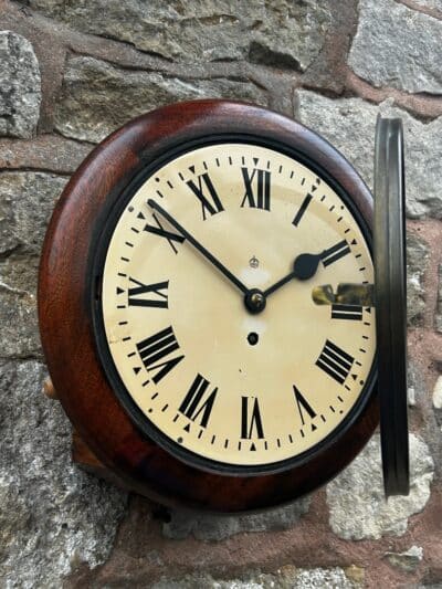 Vintage drop dial Clock - Fusee movement - Image 9